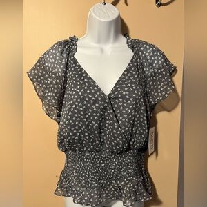 New MOD On Trend Banded Blouse